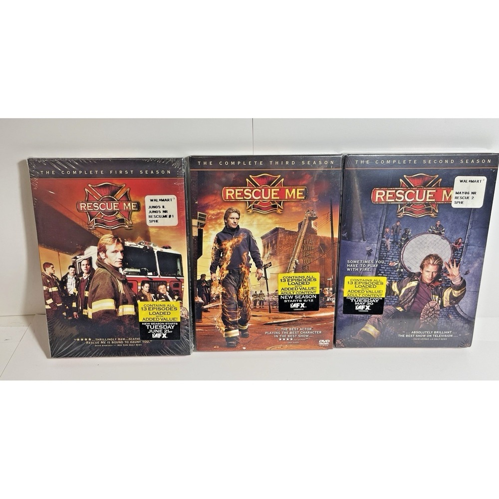 Rescue Me -‎ The Complete 1st, 2nd & 3rd Seasons Factory Sealed  (DVD, 2005)